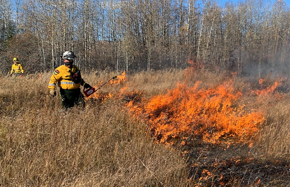 Prescribed burn expected to continue until next Tuesday CochraneNow